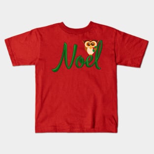 Christmas Owl Kids T-Shirt